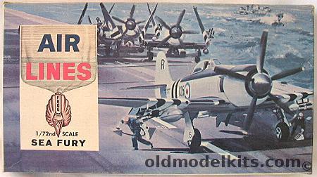 Airlines 1/72 Hawker Sea Fury, 4903 plastic model kit